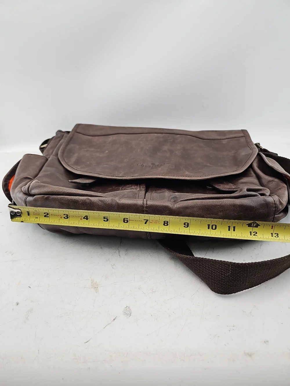 Cole Haan Leather Messenger Bag
